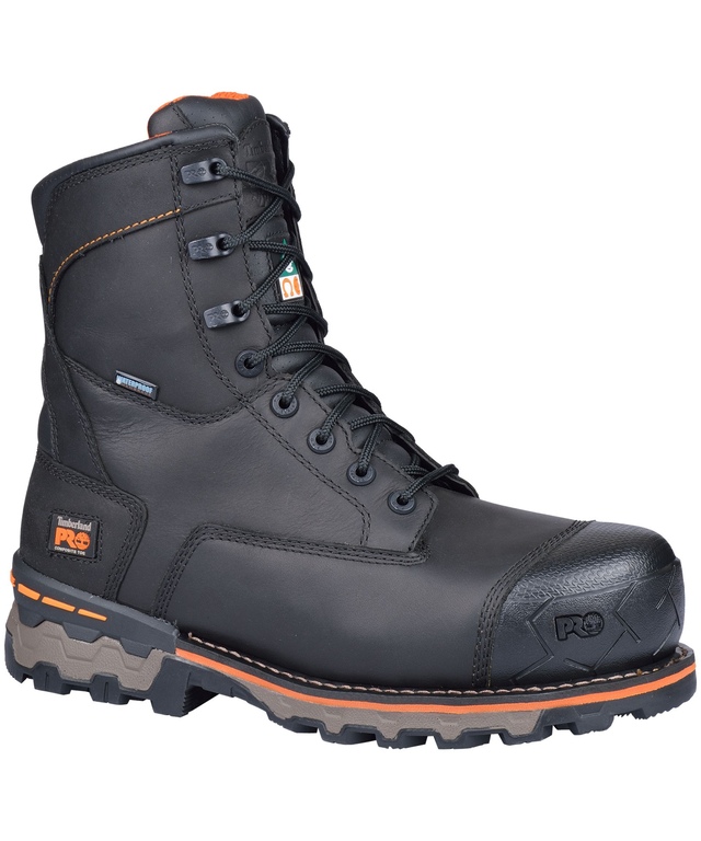 Timberland PRO Men's Boondock 8 Inch Composite Toe Composite Plate Waterproof Boots