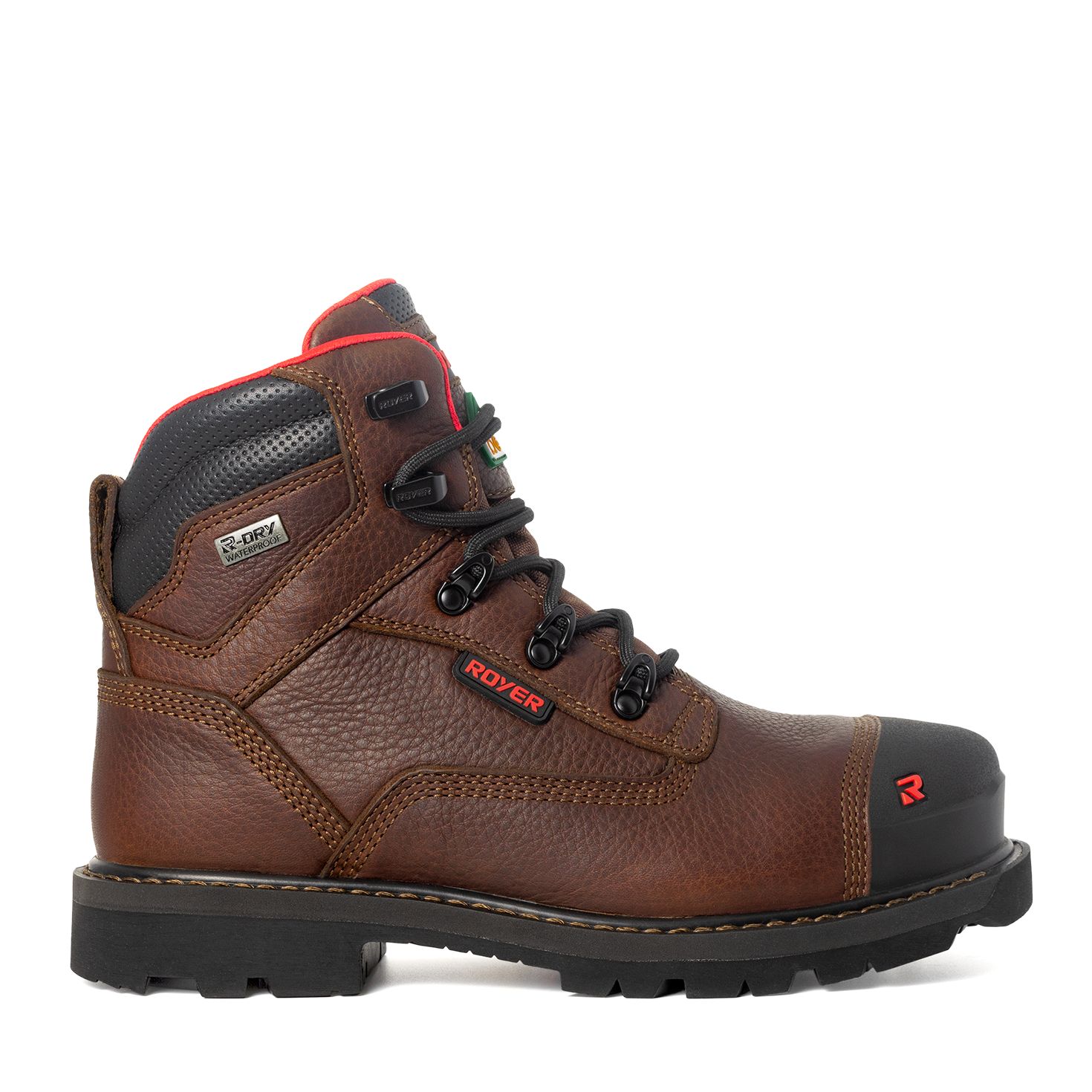 Bottes de travail de 6&nbsp;pouces à protection en composite pour hommes, Revolt, LP Royer