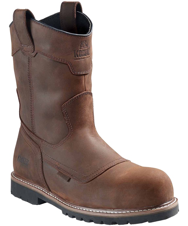 Kodiak Men's McKinney Composite Toe Composite Plate Wellington Waterproof Boots