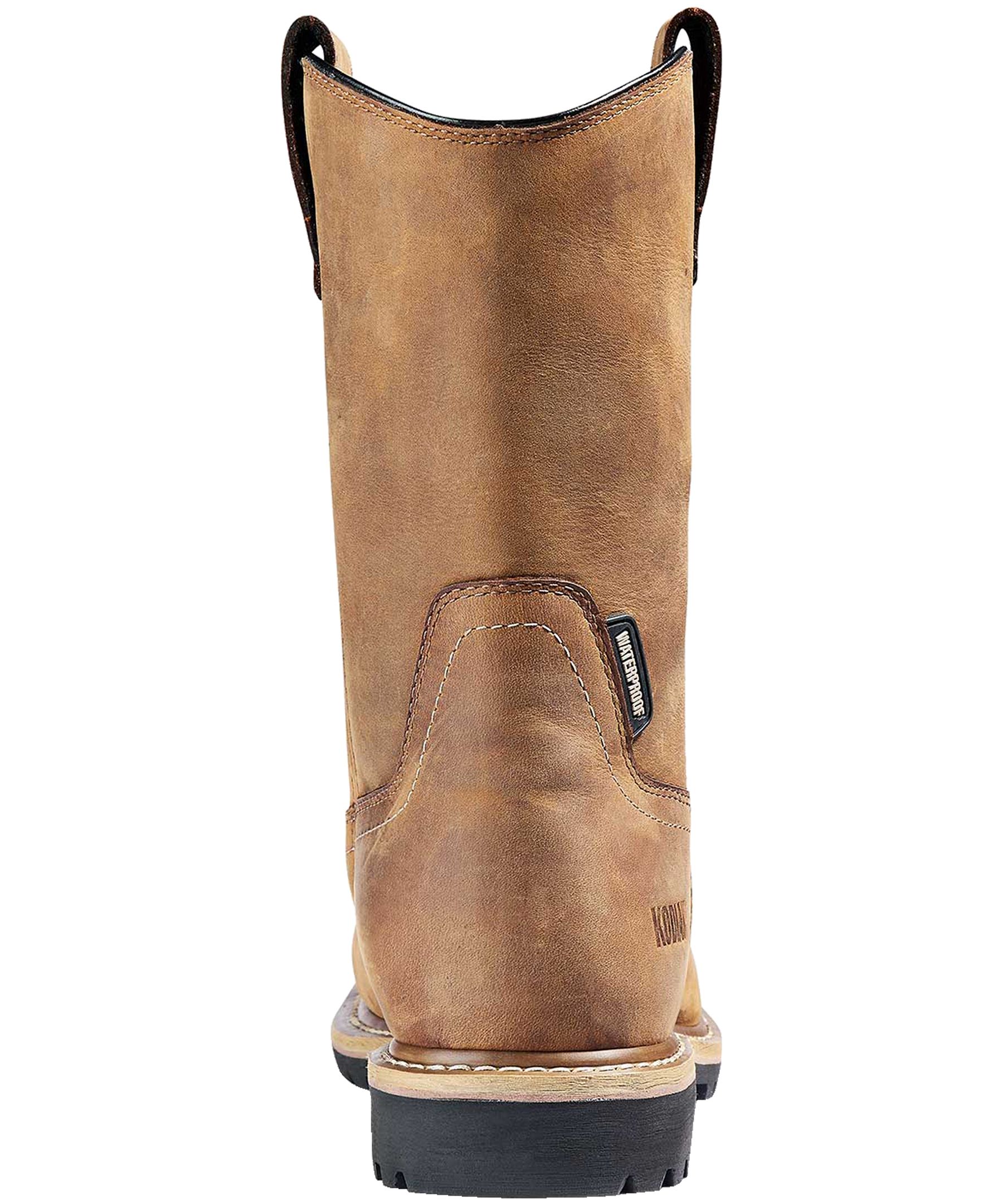 Bottes à enfiler étanches à l'eau à protection en composite pour hommes, Lundbreck, Kodiak