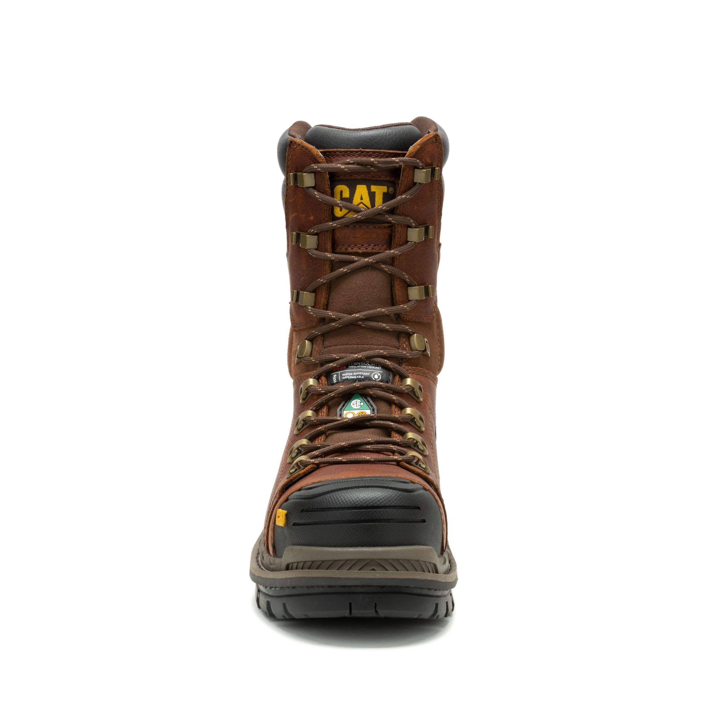 CAT Men's Hauler XL 8 Inch Composite Toe Composite Plate Waterproof Work Boots