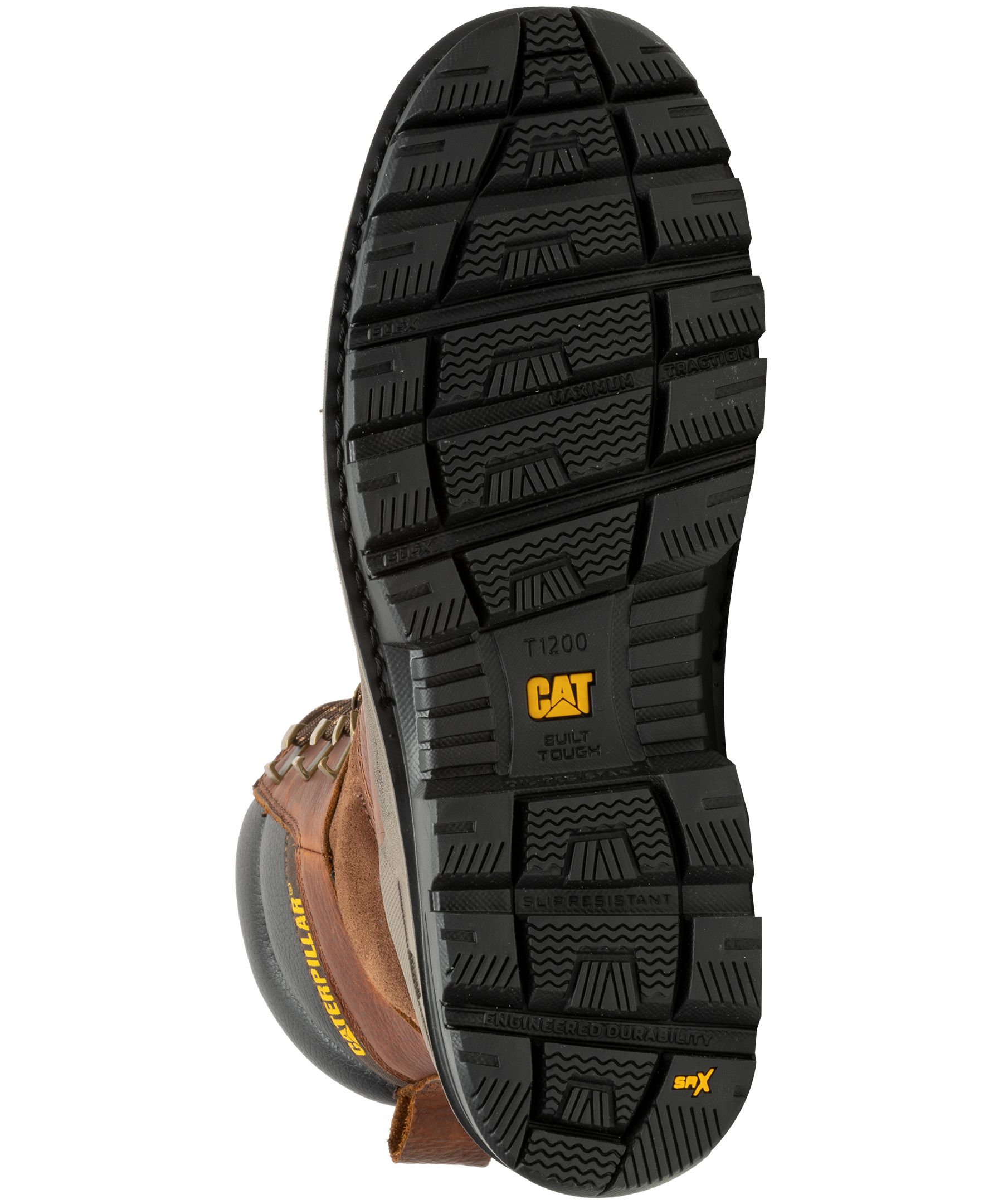 CAT Men's Hauler XL 8 Inch Composite Toe Composite Plate Waterproof Work Boots