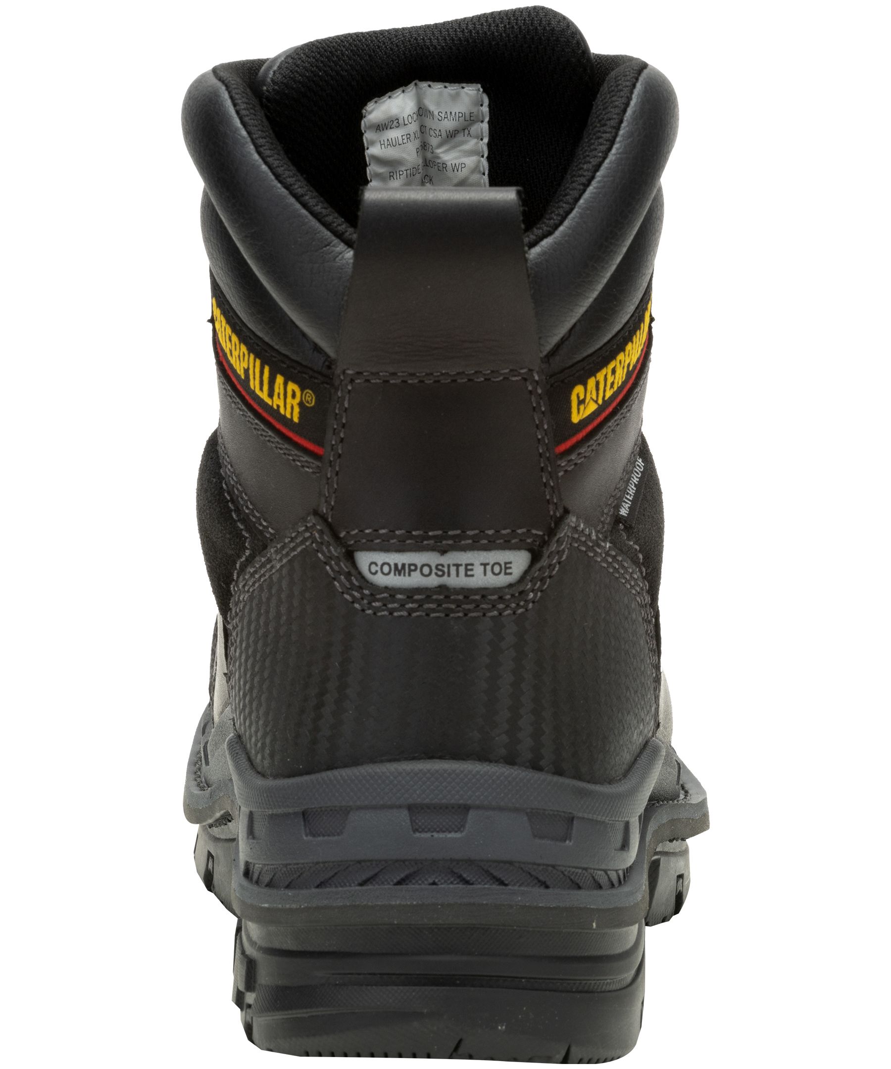 CAT Men's Hauler XL 6 Inch Composite Toe Composite Plate Waterproof Work Boots