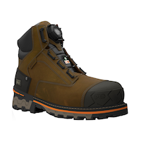 Timberland Pro Men's Boondock BOA 6 Inch Composite Toe Composite Plate Waterproof Boots Front_Three_Fourths_Angled_Right
