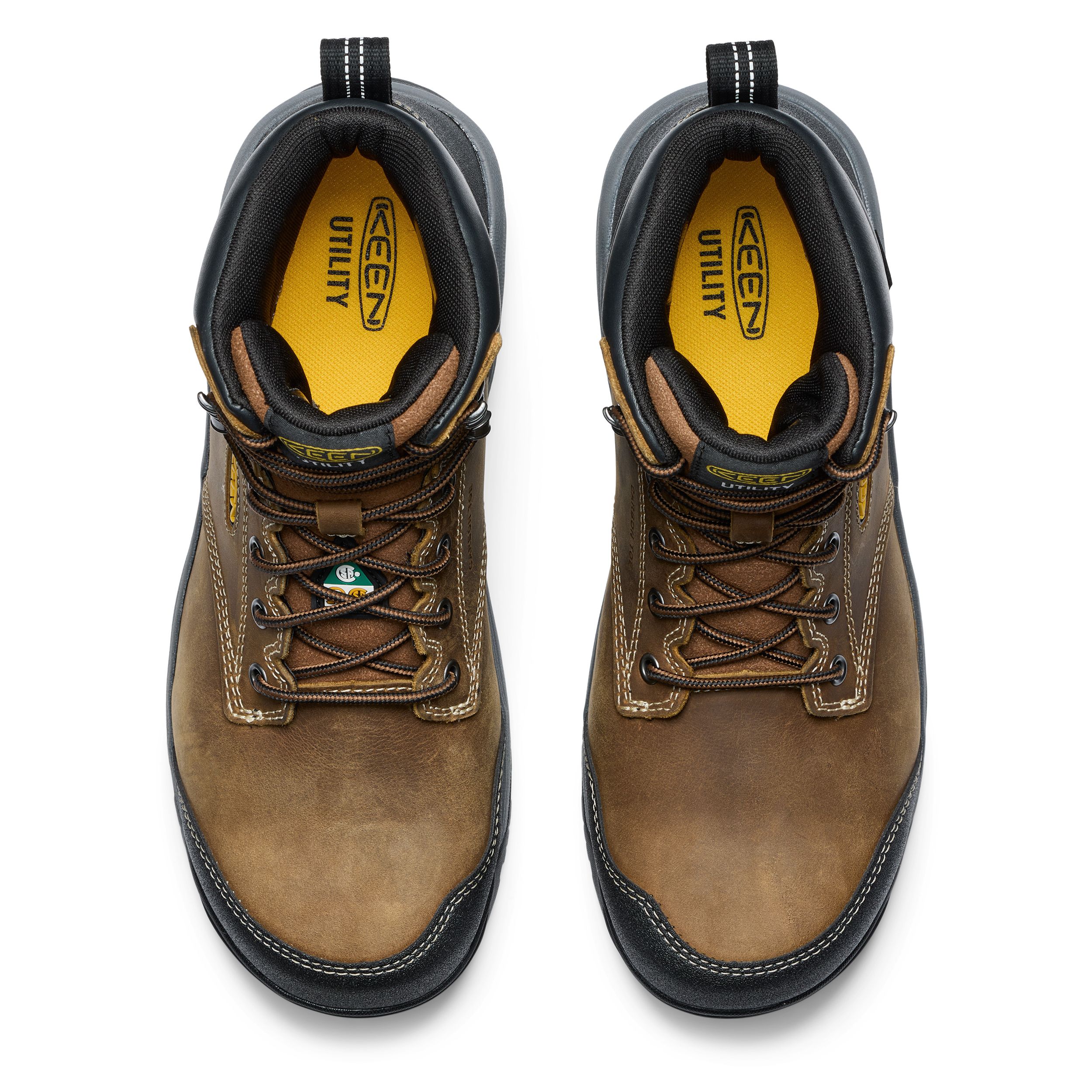 Bottes de travail étanches à l'eau de 6&nbsp;pouces à protection en composite pour hommes, Evanston, KEEN