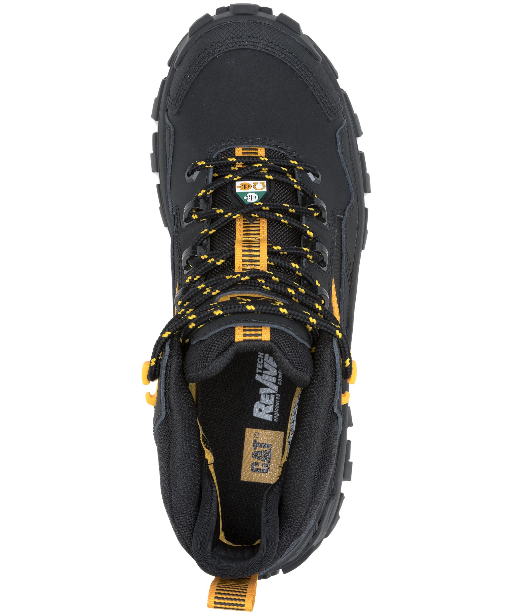 CAT Men's Invader Composite Toe Composite Plate Mid Cut Safety Hiker Boots