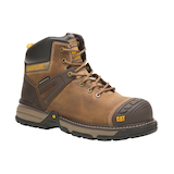 CAT Men's Excavator Superlite 6 Inch Composite Toe Composite Plate Boots Front_Three_Fourths_Angled_Right