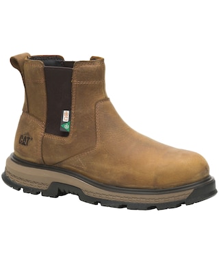 CAT Exposition Chelsea 6 Bottes de plaque composite d'orteil d'aluminium de pouce pour homme