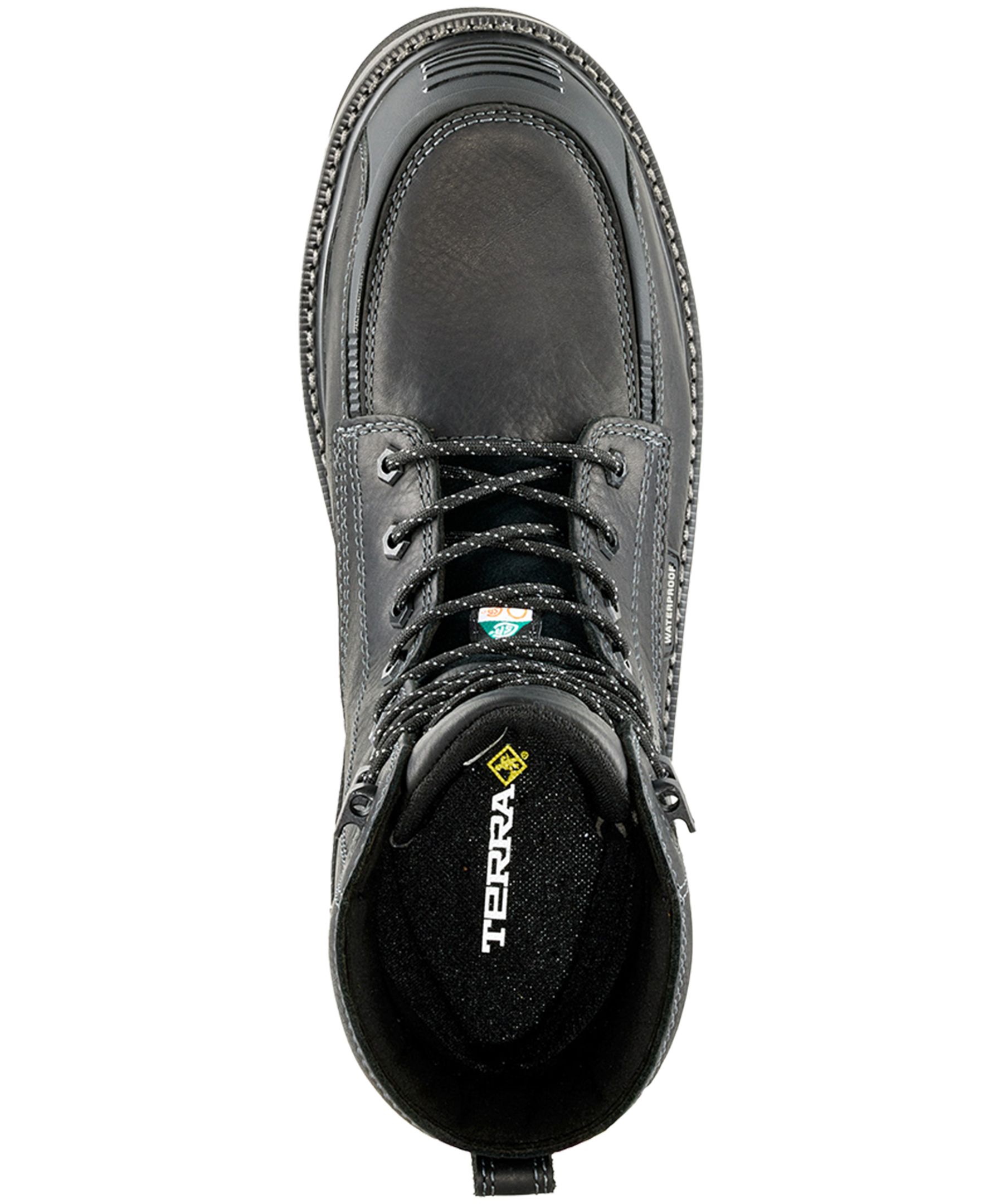 Terra Men's Ironstone Wedge 8 Inch Composite Toe Composite Plate Work Boots