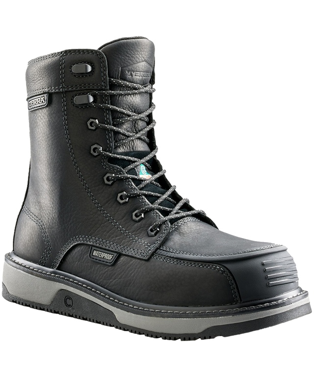 Terra Men's Ironstone Wedge 8 Inch Composite Toe Composite Plate Work Boots