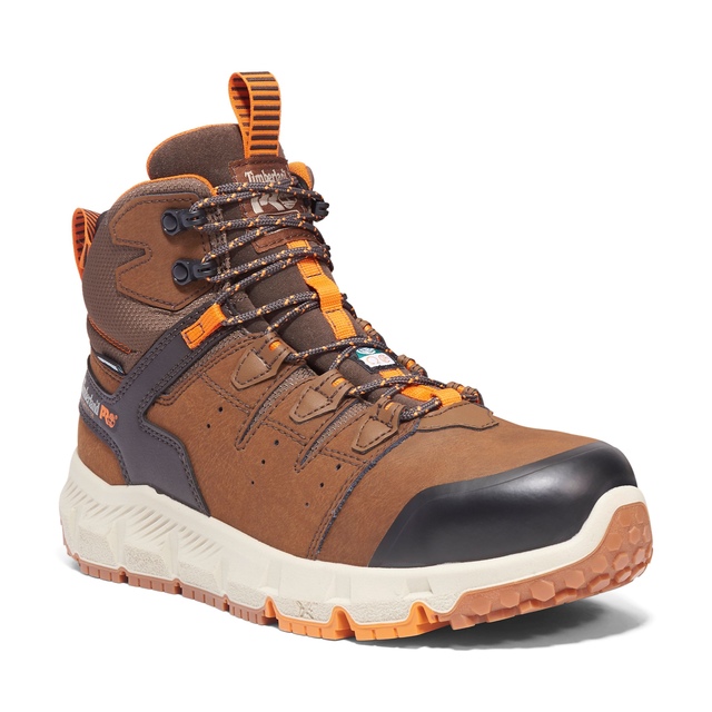 Timberland Men's Tempe Aluminum Toe Steel Plate Mid Waterproof Hiker Shoes