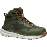 KEEN Men's Synchro Composite Toe Composite Plate Mid Cut Waterproof Hybrid Hiker Boots Front_Three_Fourths_Angled_Right