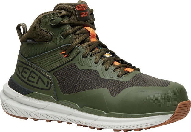 KEEN Men's Synchro Composite Toe Composite Plate Mid Cut Waterproof Hybrid Hiker Boots