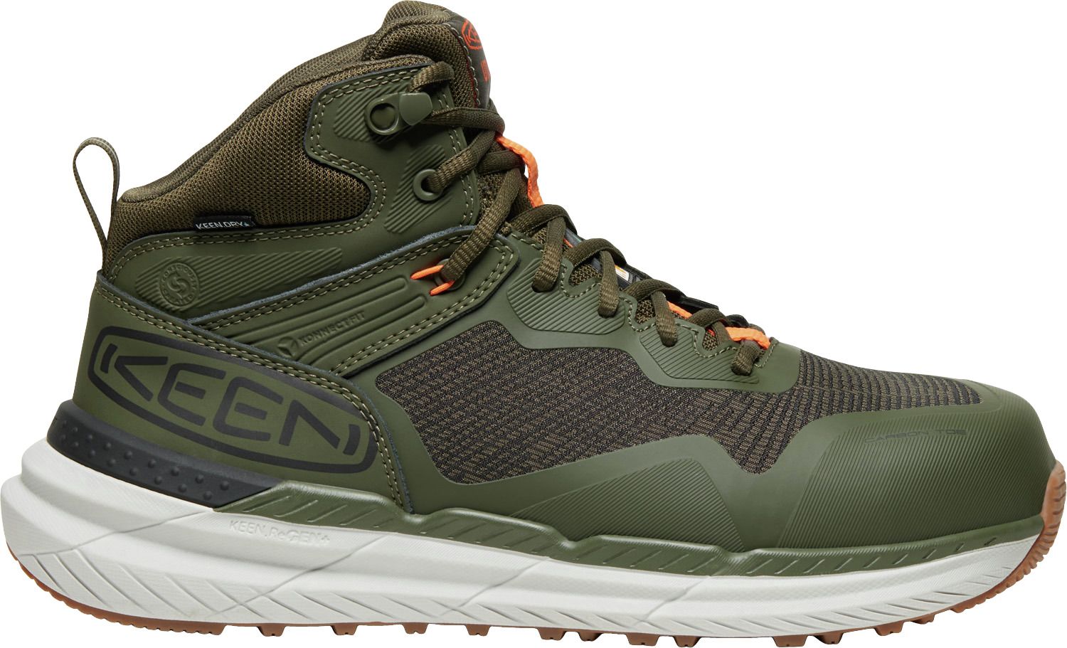 KEEN Men's Synchro Composite Toe Composite Plate Mid Cut Waterproof Hybrid Hiker Boots