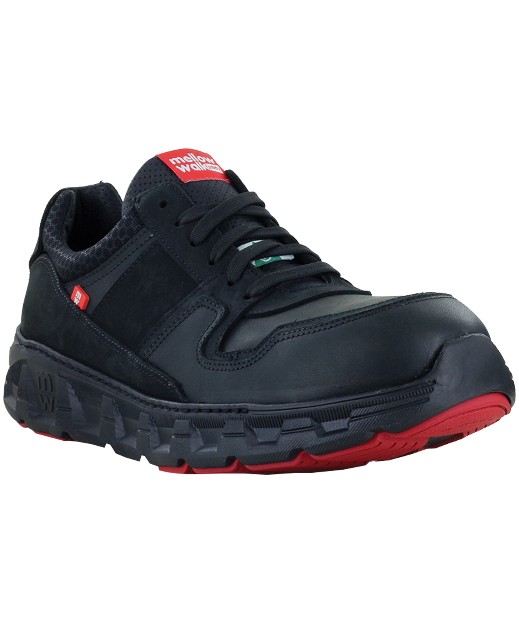 Chaussures de sport en cuir à lacets avec protection en composite pour hommes, Solar, Mellow Walk