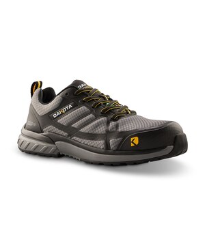 Chaussures de sport sécuritaires basses à protection en aluminium et plaque en acier avec ENDURALITE pour hommes, série WorkPro, Dakota