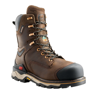 Bottes de travail étanches à l'eau de 8 pouces avec protection en composite pour hommes, Neragon, Kodiak Front_Three_Fourths_Angled_Right