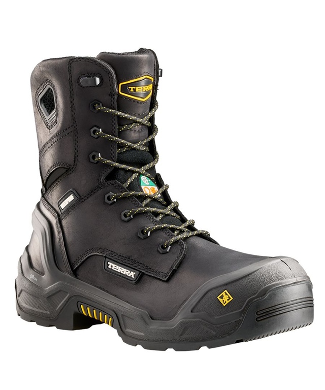 Terra Men's Exile 8 Inch Composite Toe Composite Plate Waterproof Work Boots