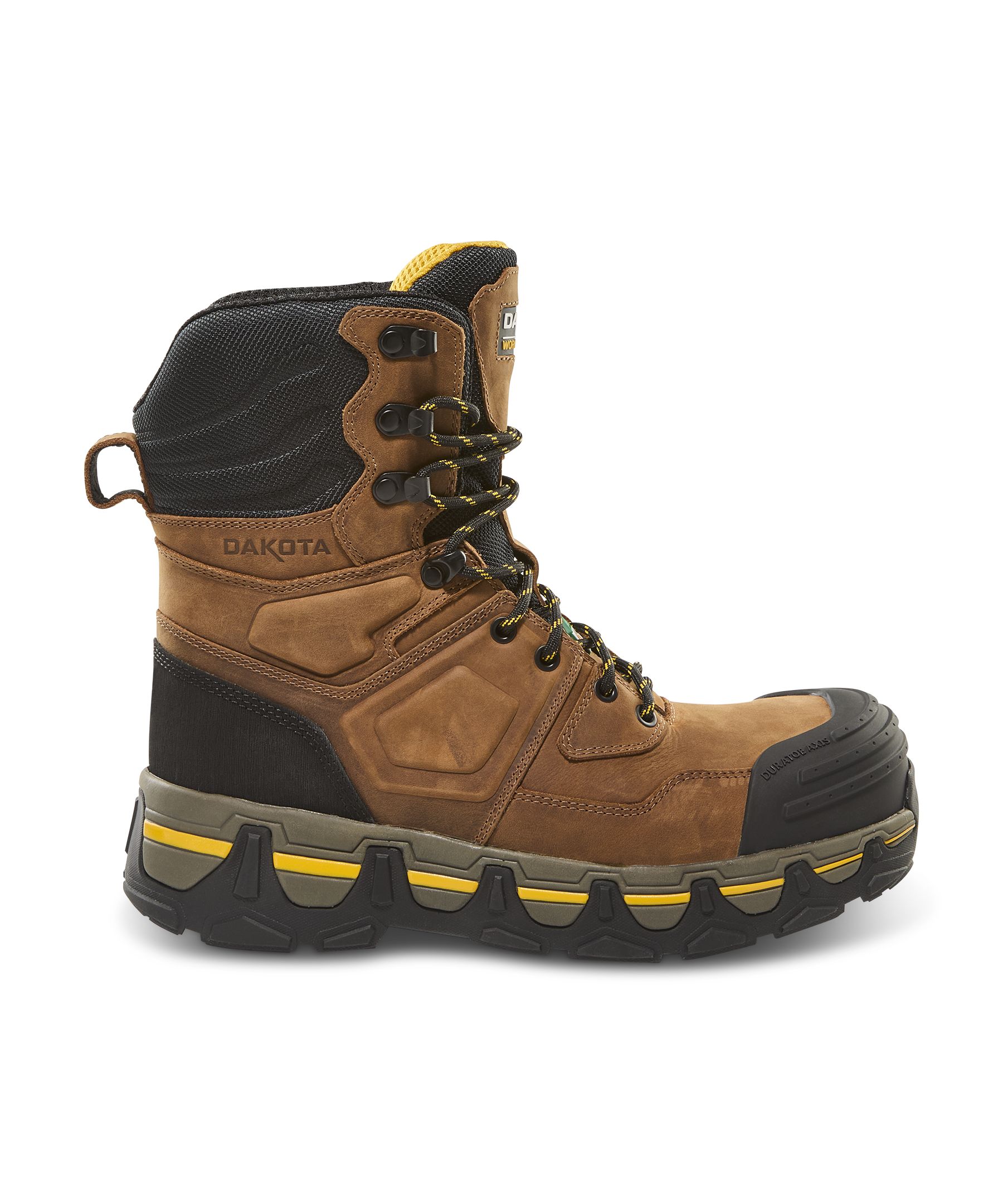 Dakota Men's 8550 8 Inch Composite Toe Steel Plate Work Boots