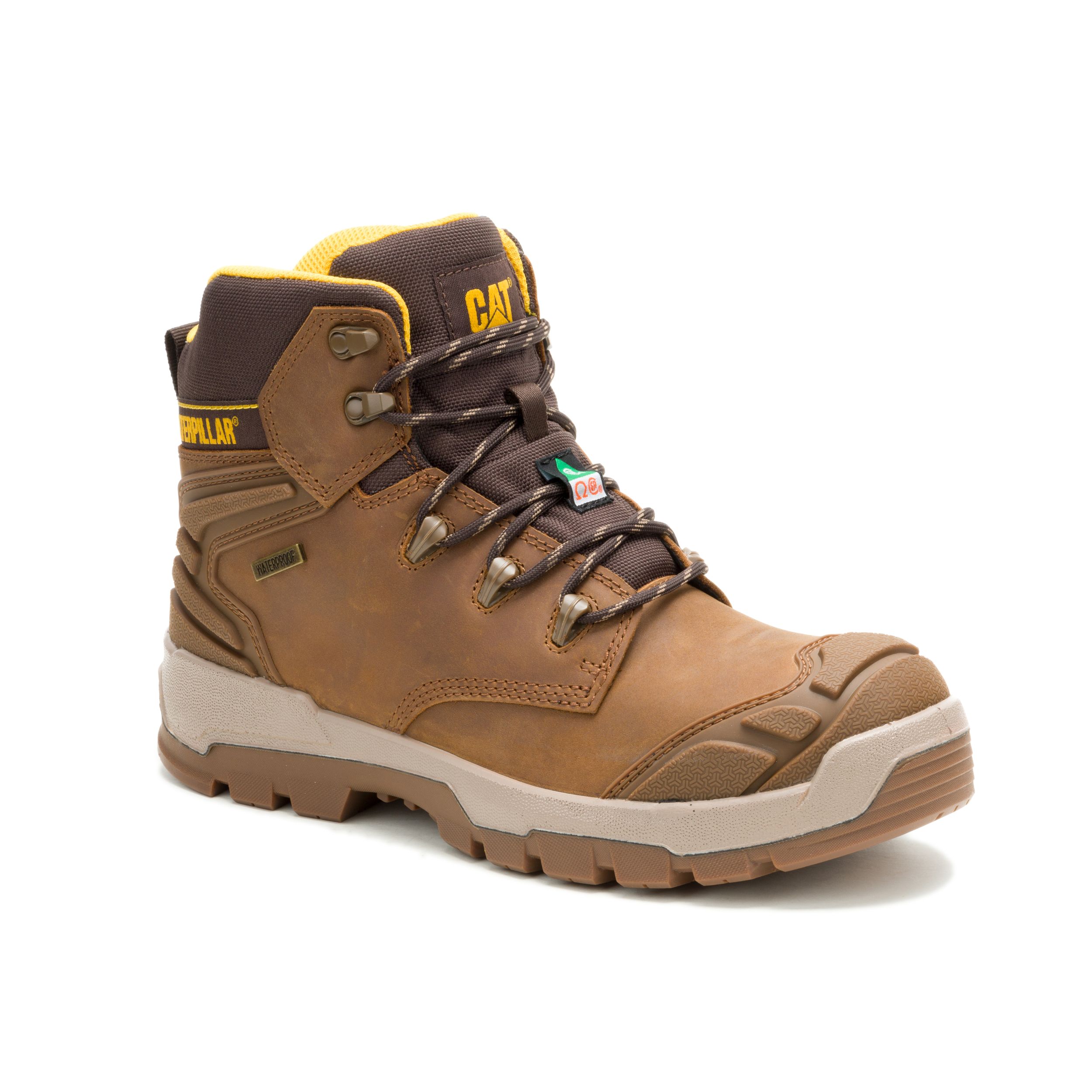 CAT Men's Striver XL Steel Toe Steel Plate Waterproof Safety Hiker Boots