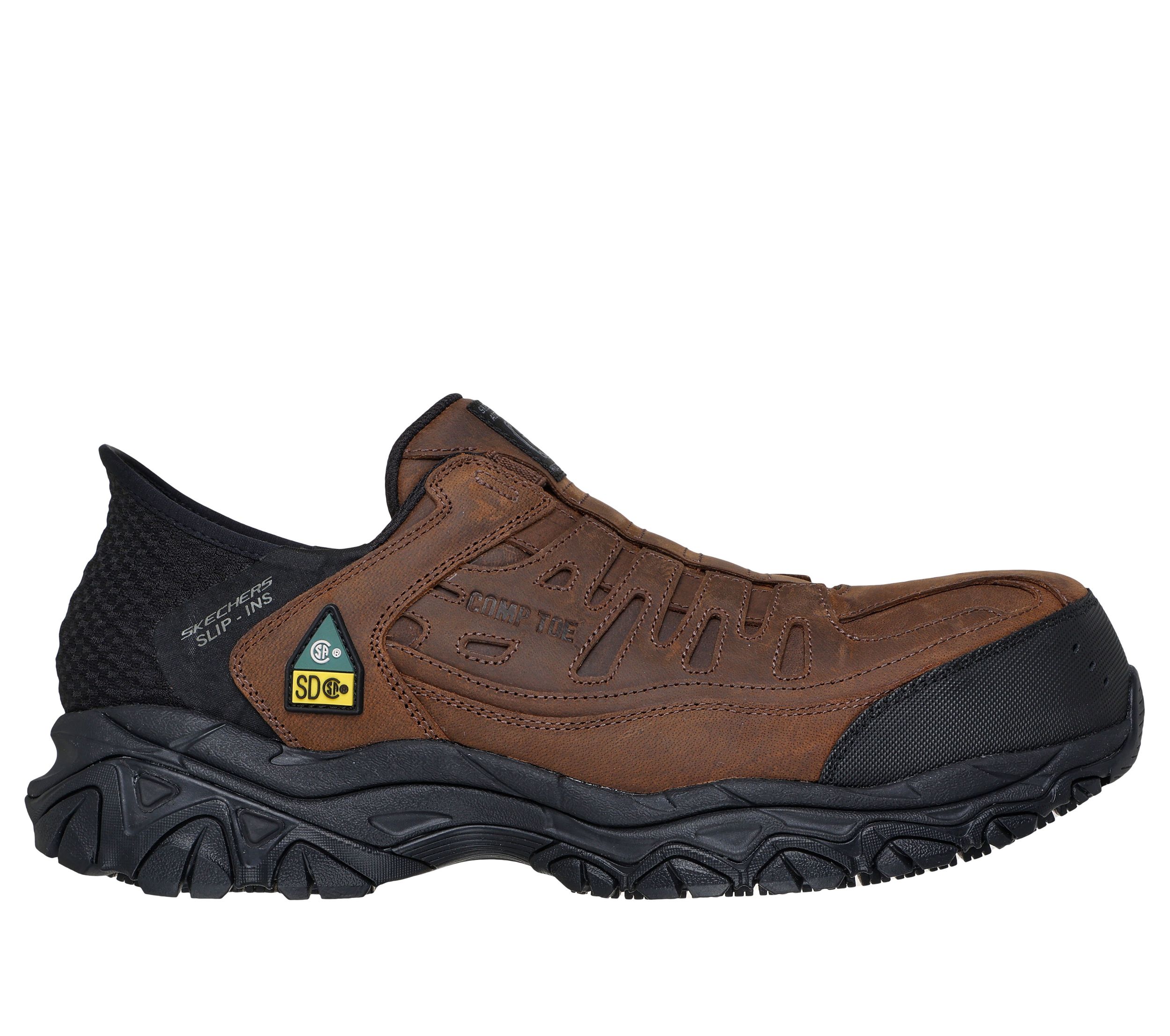 Skechers Men's Safety SD Athletic Slip In Shoes