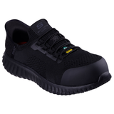 Chaussures de sécurité antistatiques à enfiler pour hommes, Slip Ins, Skechers Front_Three_Fourths_Angled_Right