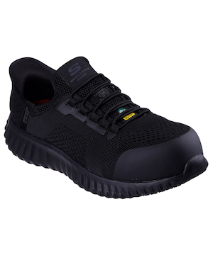 Chaussures de sécurité antistatiques à enfiler pour hommes, Slip Ins, Skechers