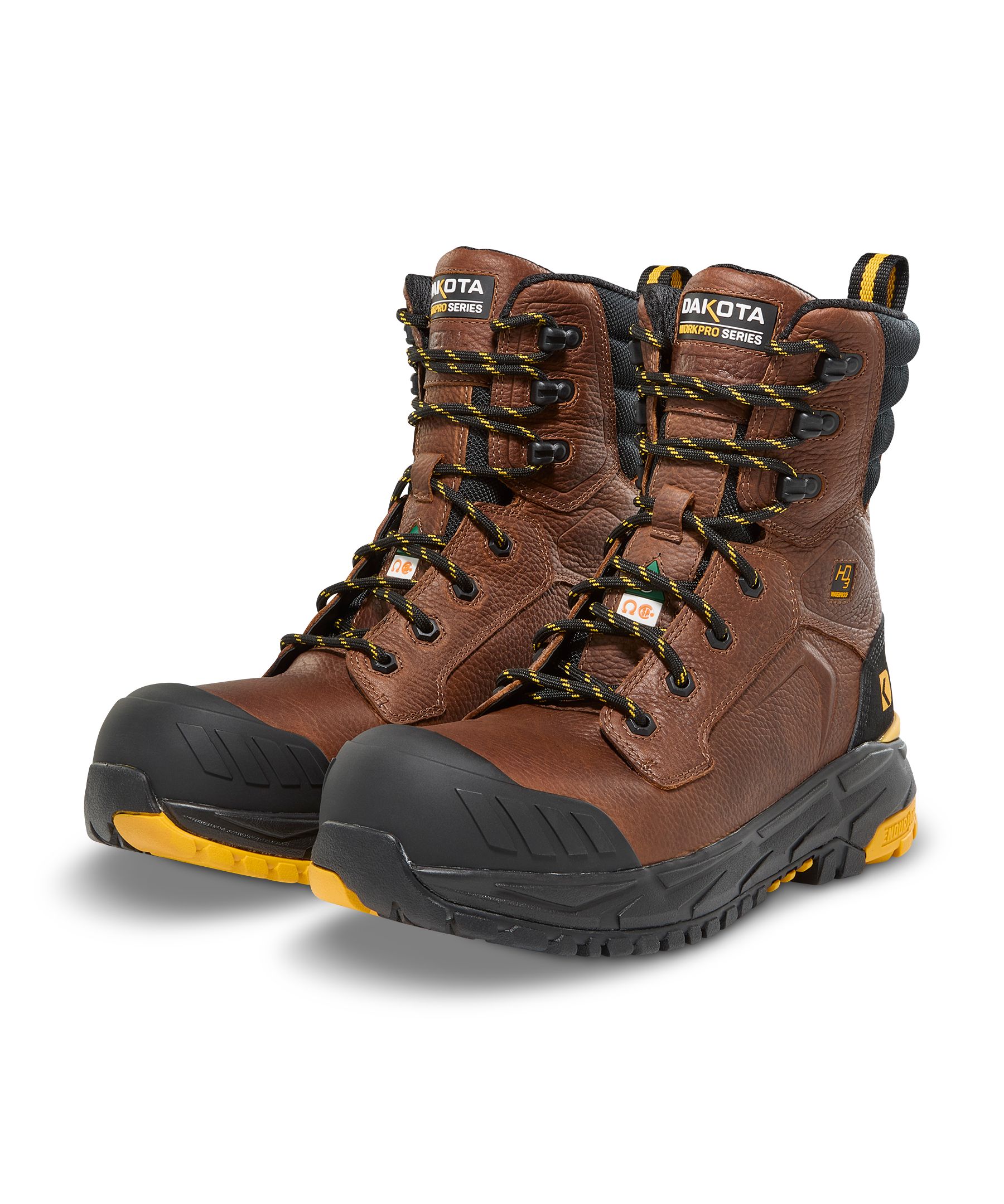 Bottes de travail de 8&nbsp;pouces à protection en composite pour hommes, Enduralite, série Workpro, Dakota