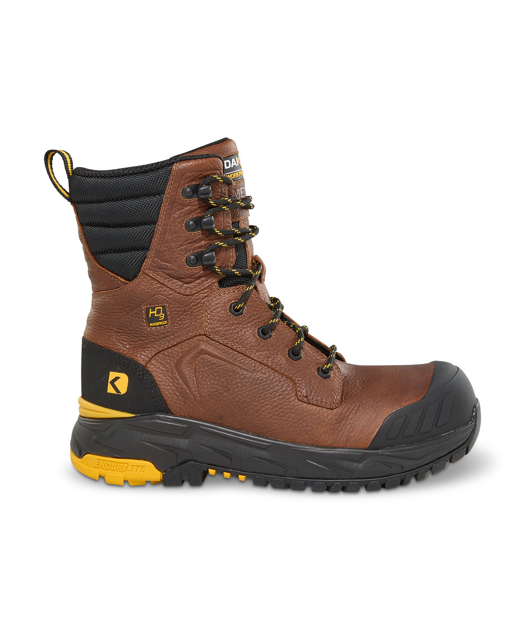 Bottes de travail de 8&nbsp;pouces à protection en composite pour hommes, Enduralite, série Workpro, Dakota