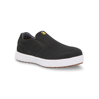 Dakota WorkPro Series Men's STSP Canvas Slip On Safety Shoes Front_Three_Fourths_Angled_Right