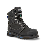 Bottes de travail imperméables de 8&nbsp;pouces à protection en acier, 577, série WorkPro, Dakota Front_Three_Fourths_Angled_Right