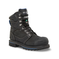 Bottes de travail imperméables de 8&nbsp;pouces à protection en acier, 577, série WorkPro, Dakota Front_Three_Fourths_Angled_Right