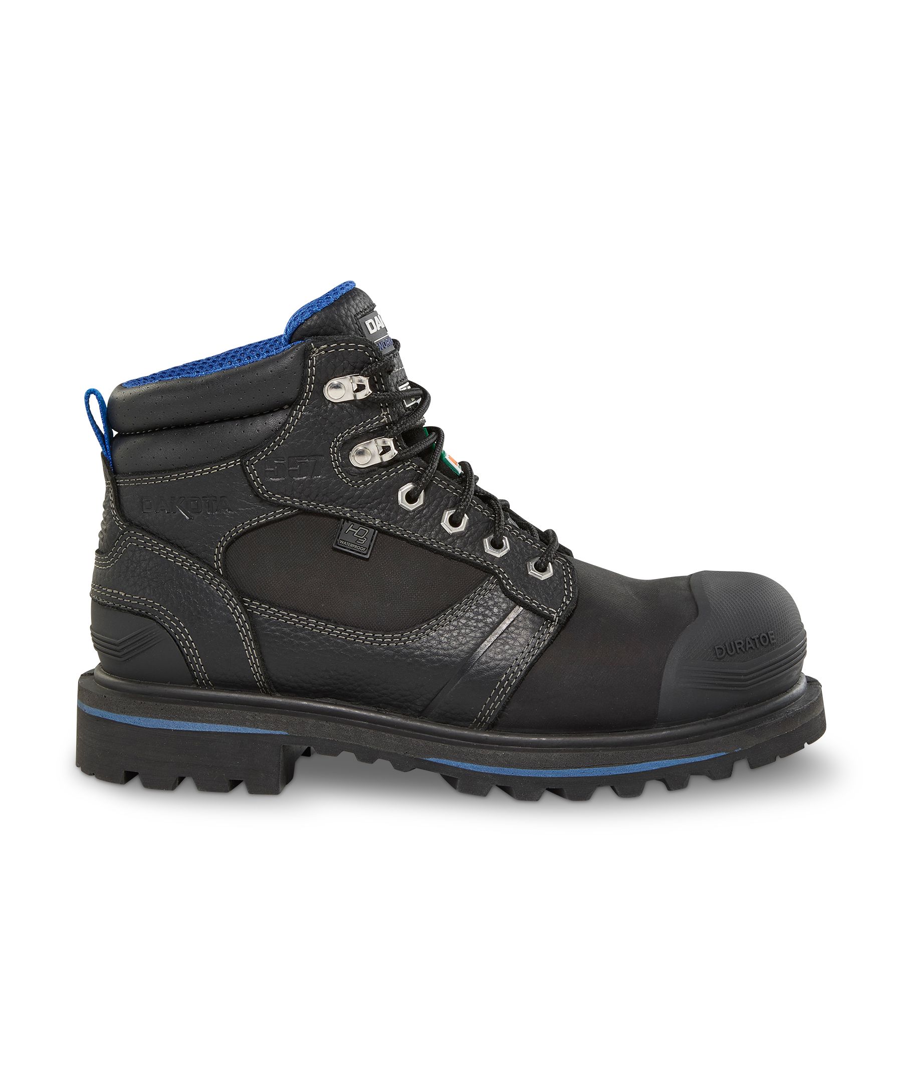 Bottes de travail de 6&nbsp;pouces à protection en acier et composite pour hommes, 557, Dakota WorkPro Series