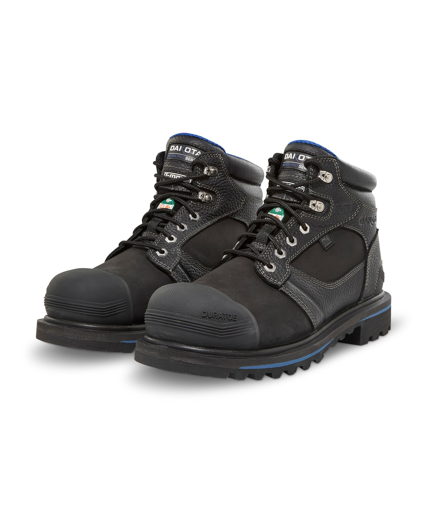 Bottes de travail de 6&nbsp;pouces à protection en acier et composite pour hommes, 557, Dakota WorkPro Series