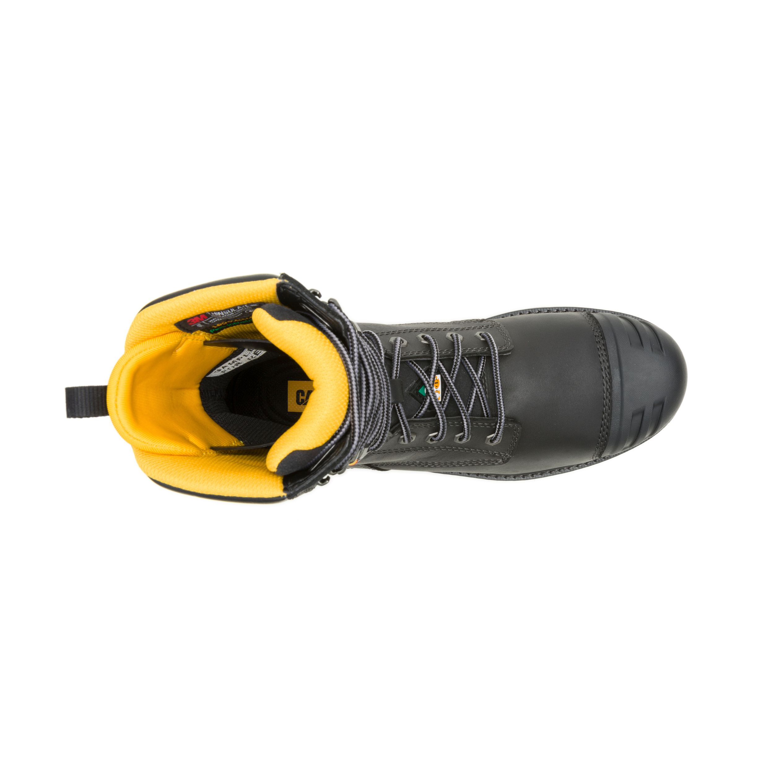 Bottes de travail imperméables de 8&nbsp;po pour hommes, Power Spring, CAT