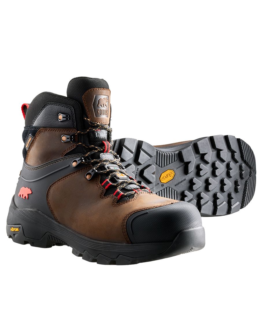 Bottes de travail 6 pouces de style randonnée étanches à l’eau avec protection en composite pour hommes, Sawback, Kodiak