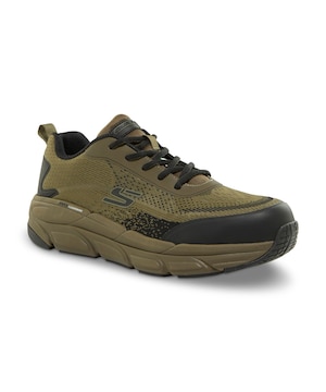 Chaussures de travail d’allure sportive avec protection en acier pour hommes, Skechers
