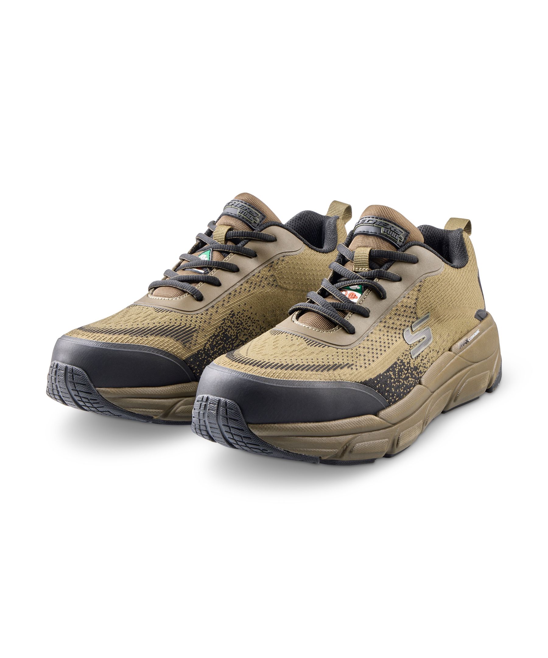 Chaussures de travail d’allure sportive avec protection en acier pour hommes, Skechers