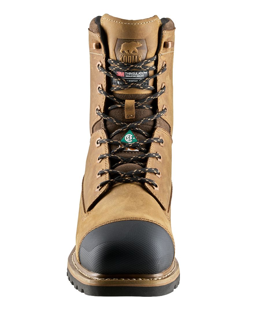 Bottes de travail de 8&nbsp;po étanches à l'eau à protection en composite pour hommes, Lundbreck, Kodiak