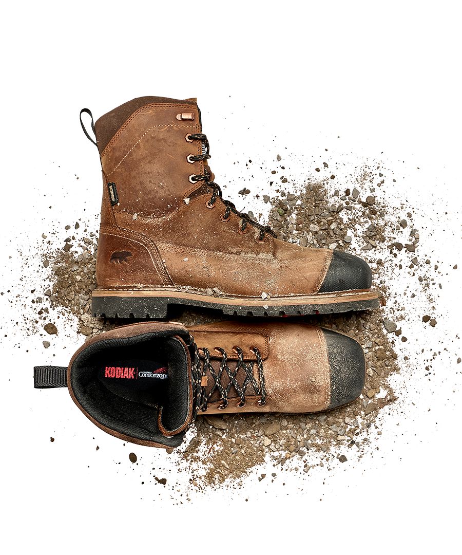 Bottes de travail de 8&nbsp;po étanches à l'eau à protection en composite pour hommes, Lundbreck, Kodiak