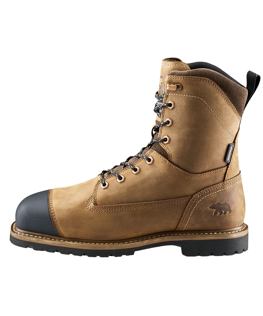 Bottes de travail de 8&nbsp;po étanches à l'eau à protection en composite pour hommes, Lundbreck, Kodiak