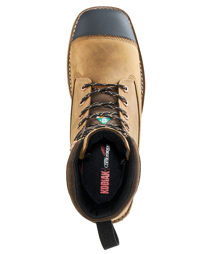 Bottes de travail de 8&nbsp;po étanches à l'eau à protection en composite pour hommes, Lundbreck, Kodiak