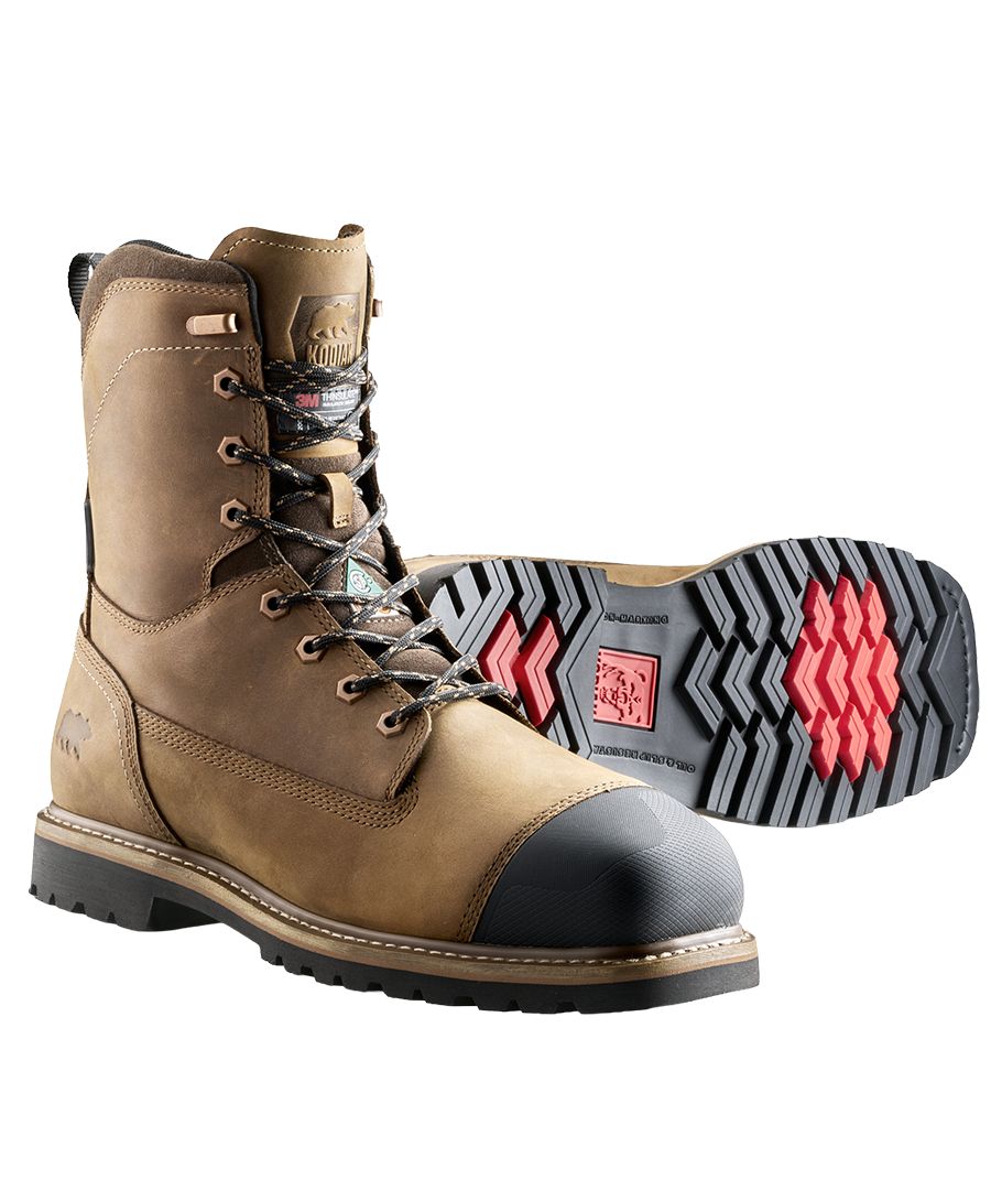 Bottes de travail de 8&nbsp;po étanches à l'eau à protection en composite pour hommes, Lundbreck, Kodiak