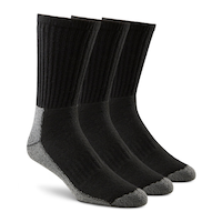 Matrix Men's 3 Pack Performance Quad Comfort Soil Buster Crew Socks Front_Angled_Right
