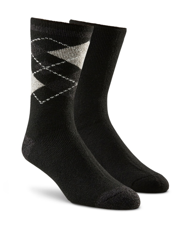 WindRiver Men's T-Max Heat 2 Pack Lightweight Thermal Boot Socks