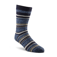 WindRiver Men's T-Max Heat Striped Thermal Boot Socks