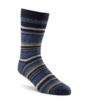 WindRiver Men's T-Max Heat Striped Thermal Boot Socks