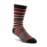 WindRiver Men's T-Max Heat Striped Thermal Boot Socks Front_Angled_Right