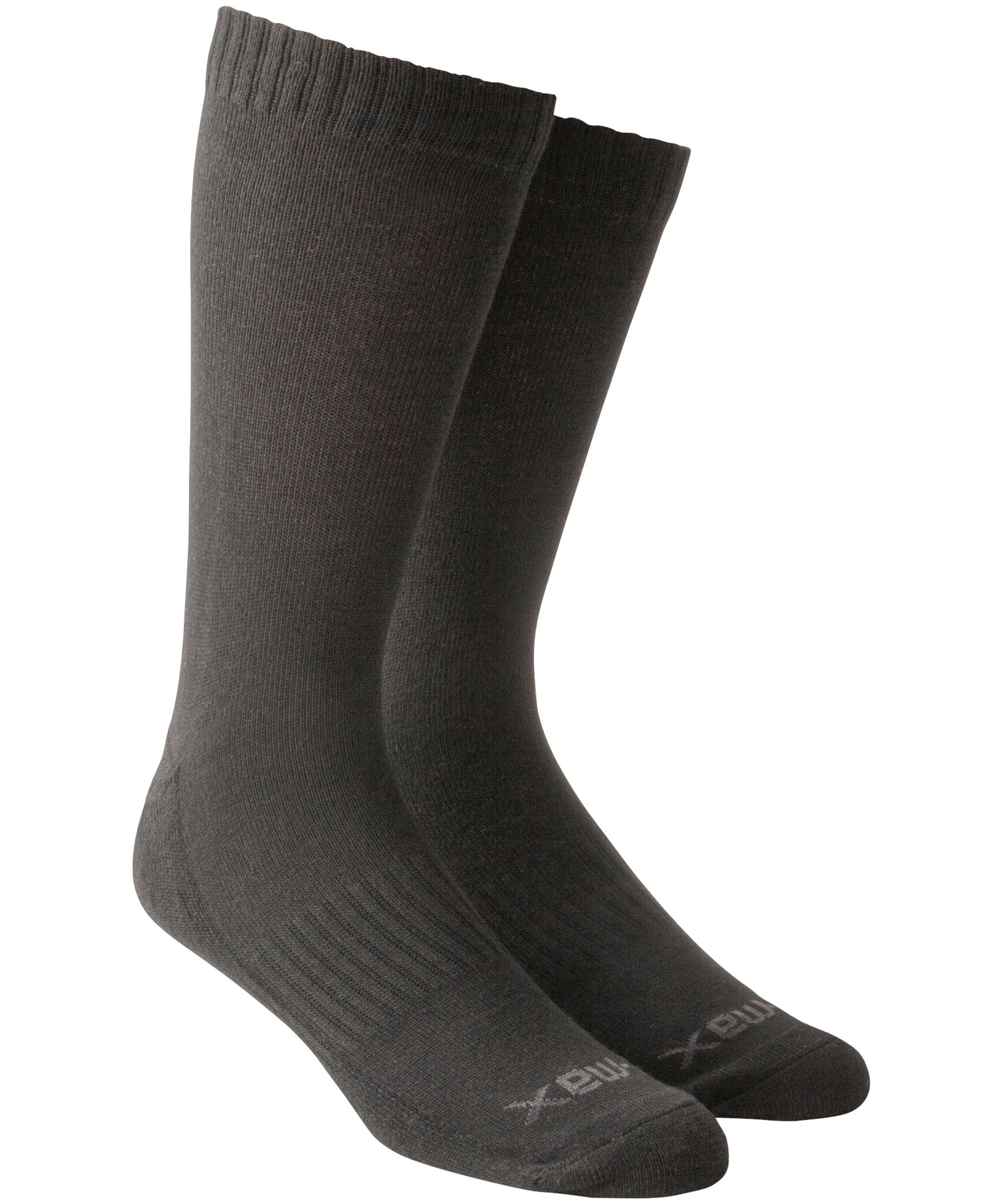 WindRiver Men's T-Max 2 Pack Casual Cushioned Sole Socks