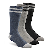 Chaussettes pour bottes épaisses Columbia entièrement rembourrées pour hommes, paquet de 3 paires Front_Angled_Right